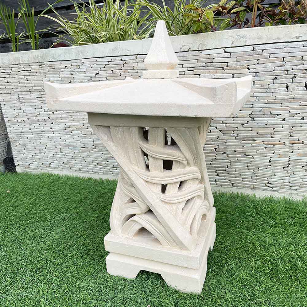 楽天市場】【インテリア雑貨 おしゃれ バリ風】 バリ島製 燈篭 灯籠