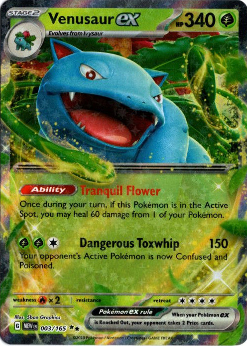 フシギバナex 海外版 英語版 Venusaur ex - 003/165 -【Card Chicken】