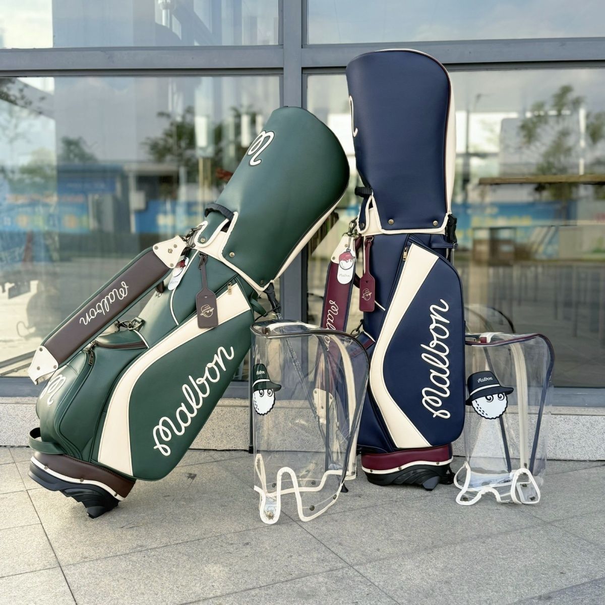 25年新作 Malbon Golf マルボンゴルフバッグ キャディバッグスタンド式