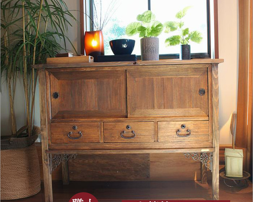 古材 チェスト アンティーク キャビネット 木製 無垢材 和箪笥 収納