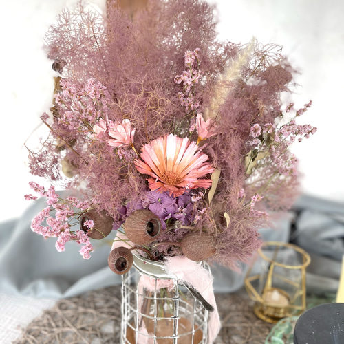 スモークツリー スワッグ ふわふわ インテリア ギフト 人気カラー