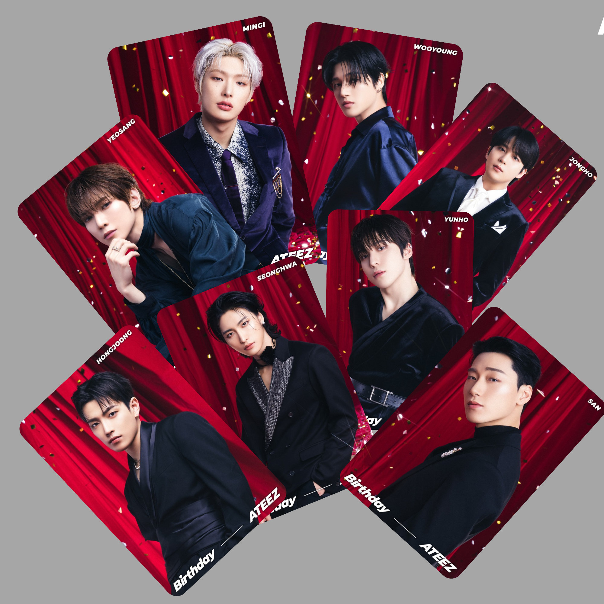 Ateez Birthday Japan Concept B Photocards -preorder - Etsy