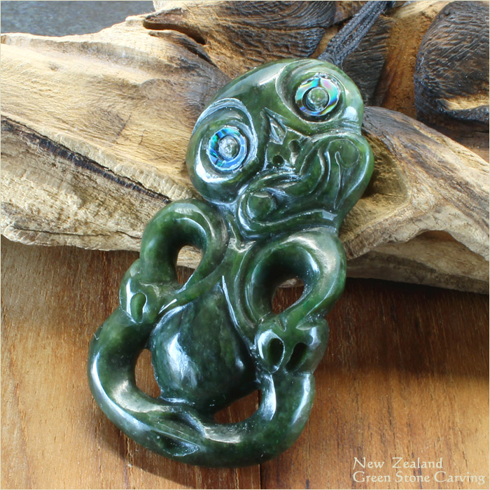 楽天市場】ニュージーランド グリーンストーン マオリカービング