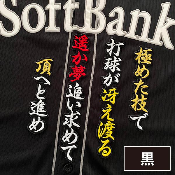 メール便送料無料】福岡 ソフトバンク ホークス 刺繍ワッペン 近藤