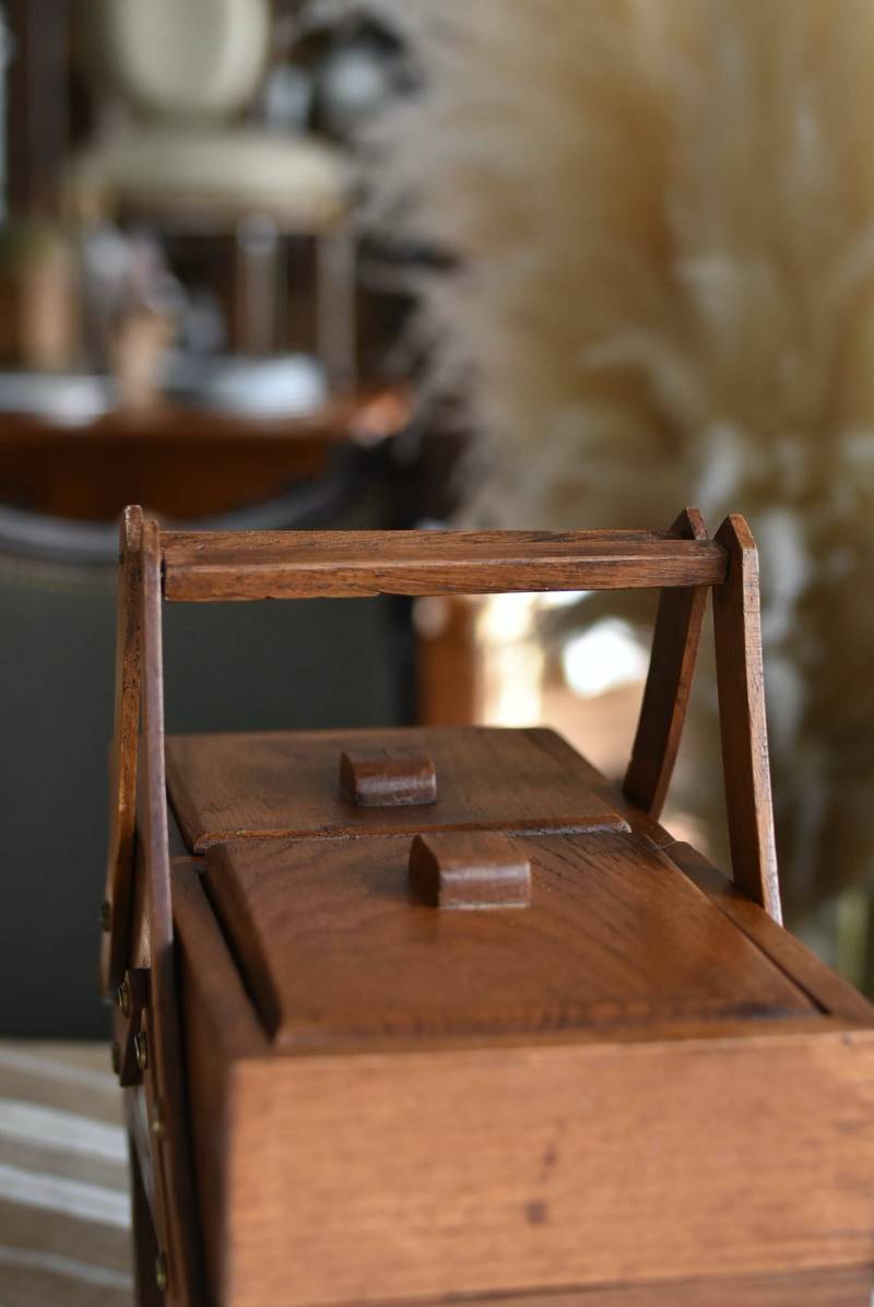 フランスアンティーク雑貨 ソーイングボックス.ミニ ディスプレイ雑貨