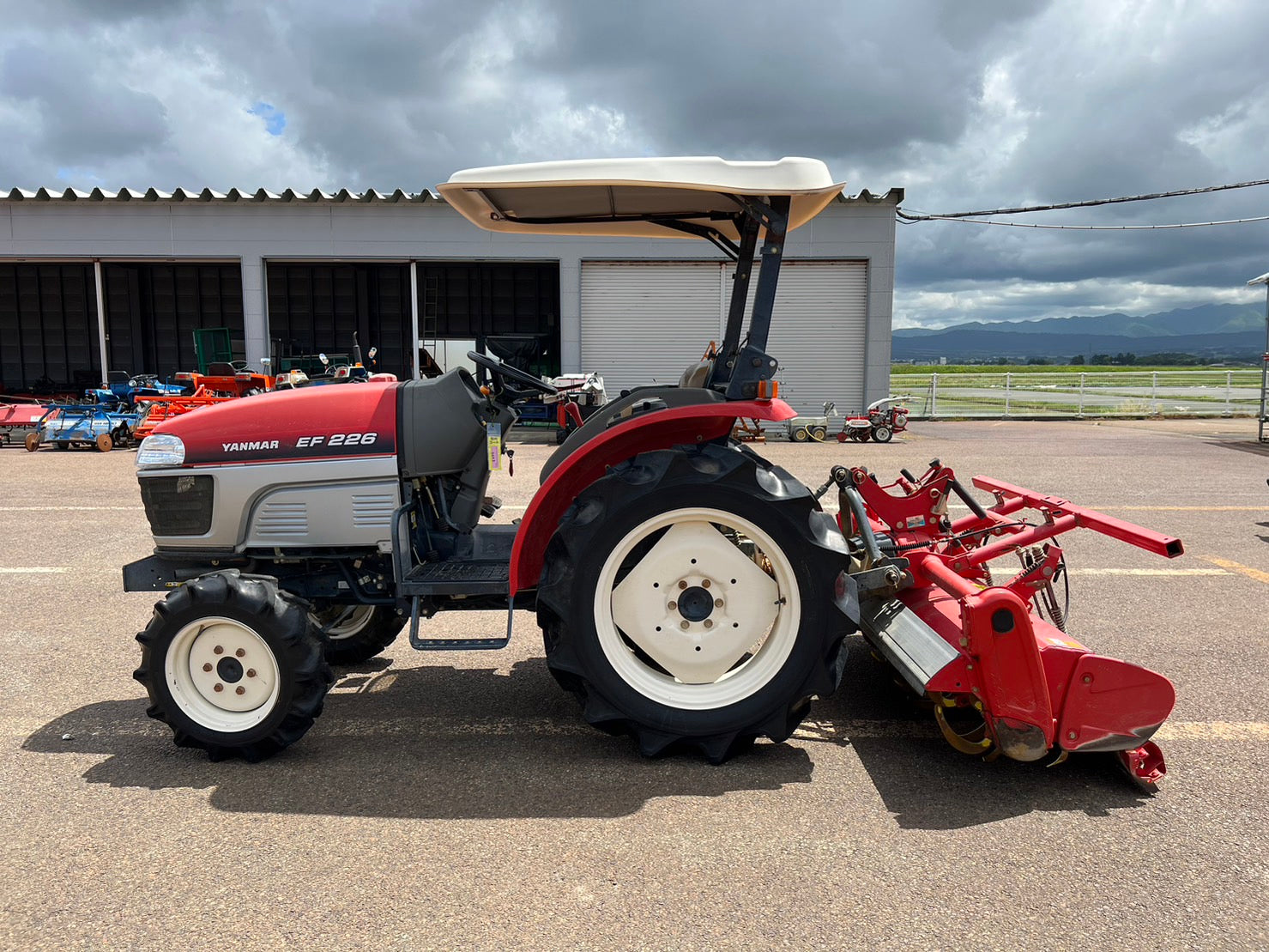 ヤンマー 中古 トラクター/ロータリー【1066h】＊EF226/ER216M – 農キング