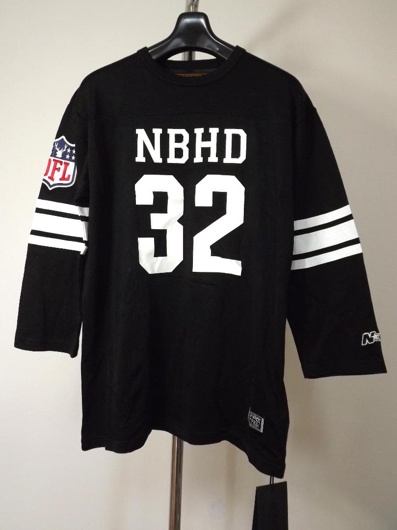 M 新品 2009 ネイバーフッド 日本製 ホッケーシャツ 8分袖Tシャツ M 新品 2009 ネイバーフッド 日本製 ホッケーシャツ 8分袖Tシャツ M