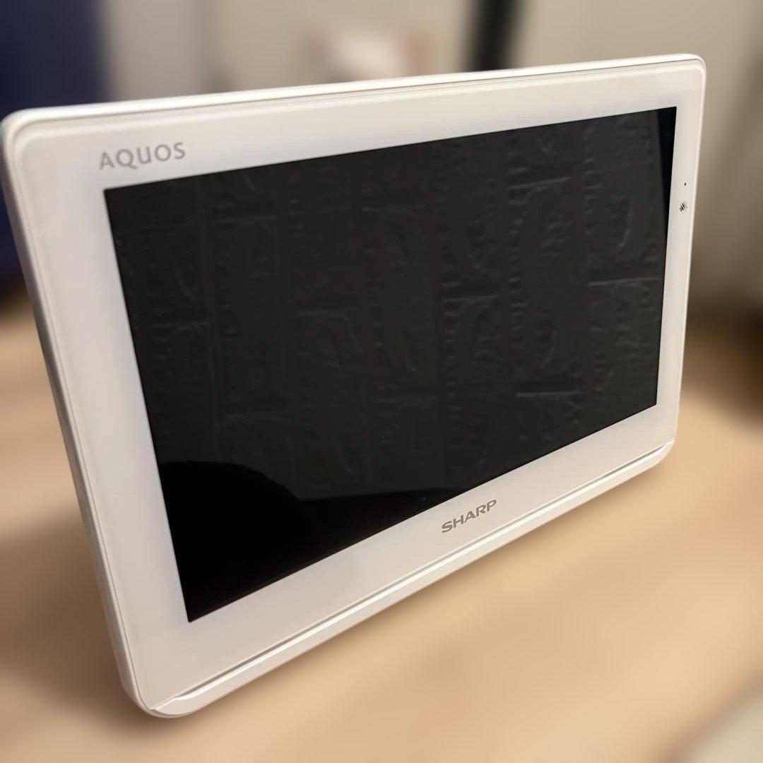 美品 シャープ ポータブル液晶テレビ AQUOS 2T-C12AF ホワイト - メルカリ