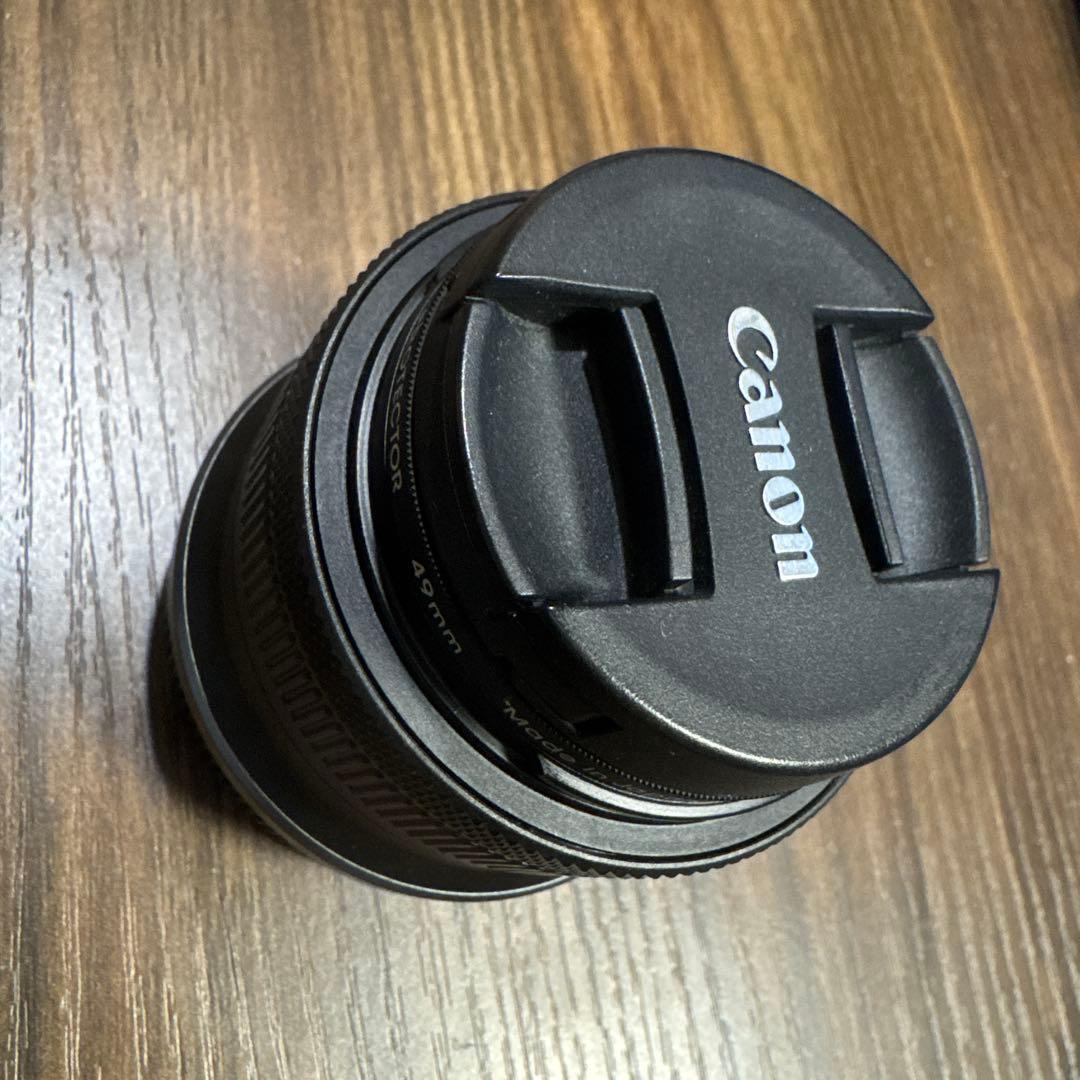 【美品】Canon RF-S 18-45mm レンズ 保護フィルター付き キヤノン（Canon） Canon RF-S 18-45mm F4.5-6.3 IS STM 保護