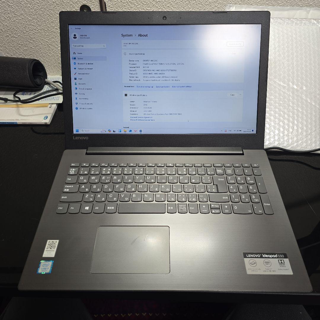 その他ノートPC本体 Lenovo ideapad 330-15IKB Core i7/8GB/SSD ノートパソコン Lenovo ideapad 330-15IKB Core i7 8550U 1.8GHz/8GB