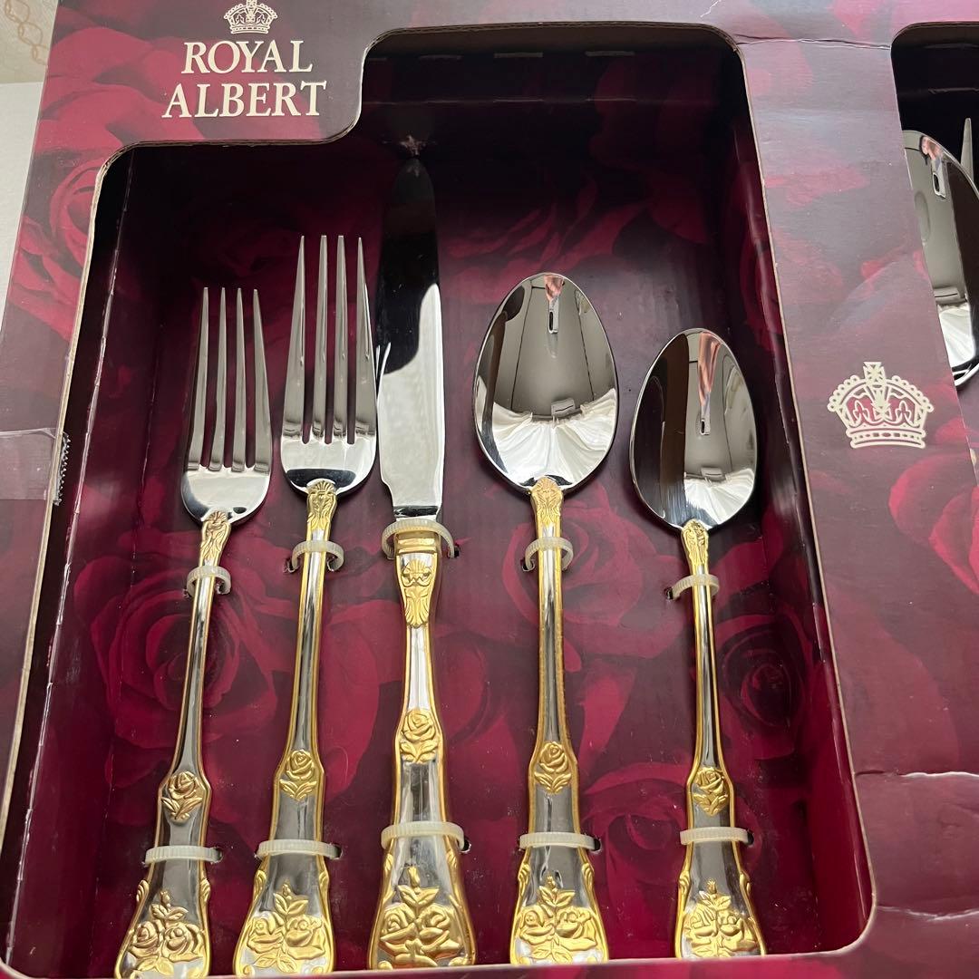ロイヤルアルバート   カトラリーセット18-10 20本 ロイヤルアルバート ROYAL ALBERT カトラリーセット18-10オールド
