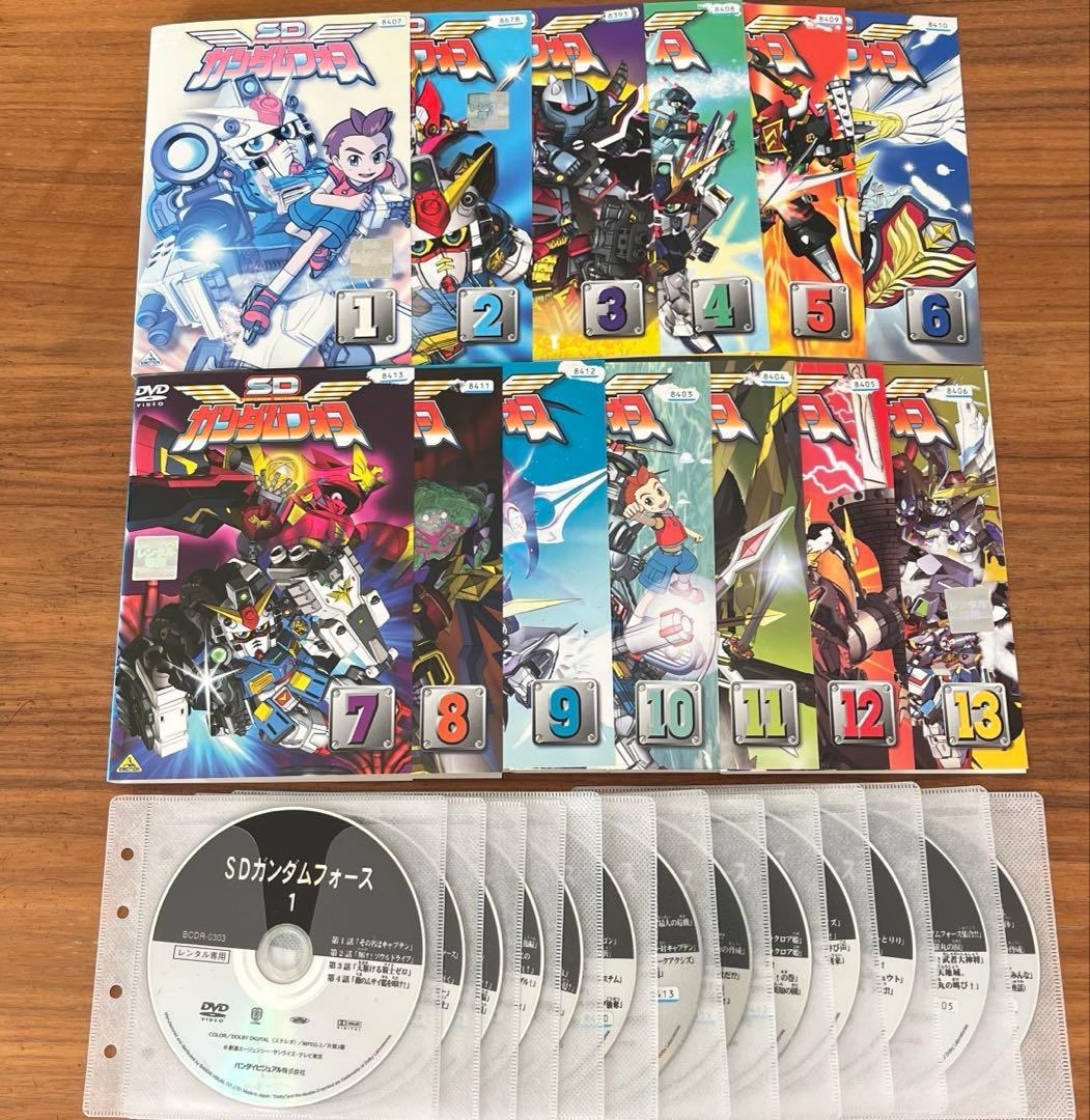 SDガンダムフォース DVD 全13巻 全巻セット 即決 レンタル落ち 中古DVD SDガンダムフォース 全13巻セット 神谷浩史