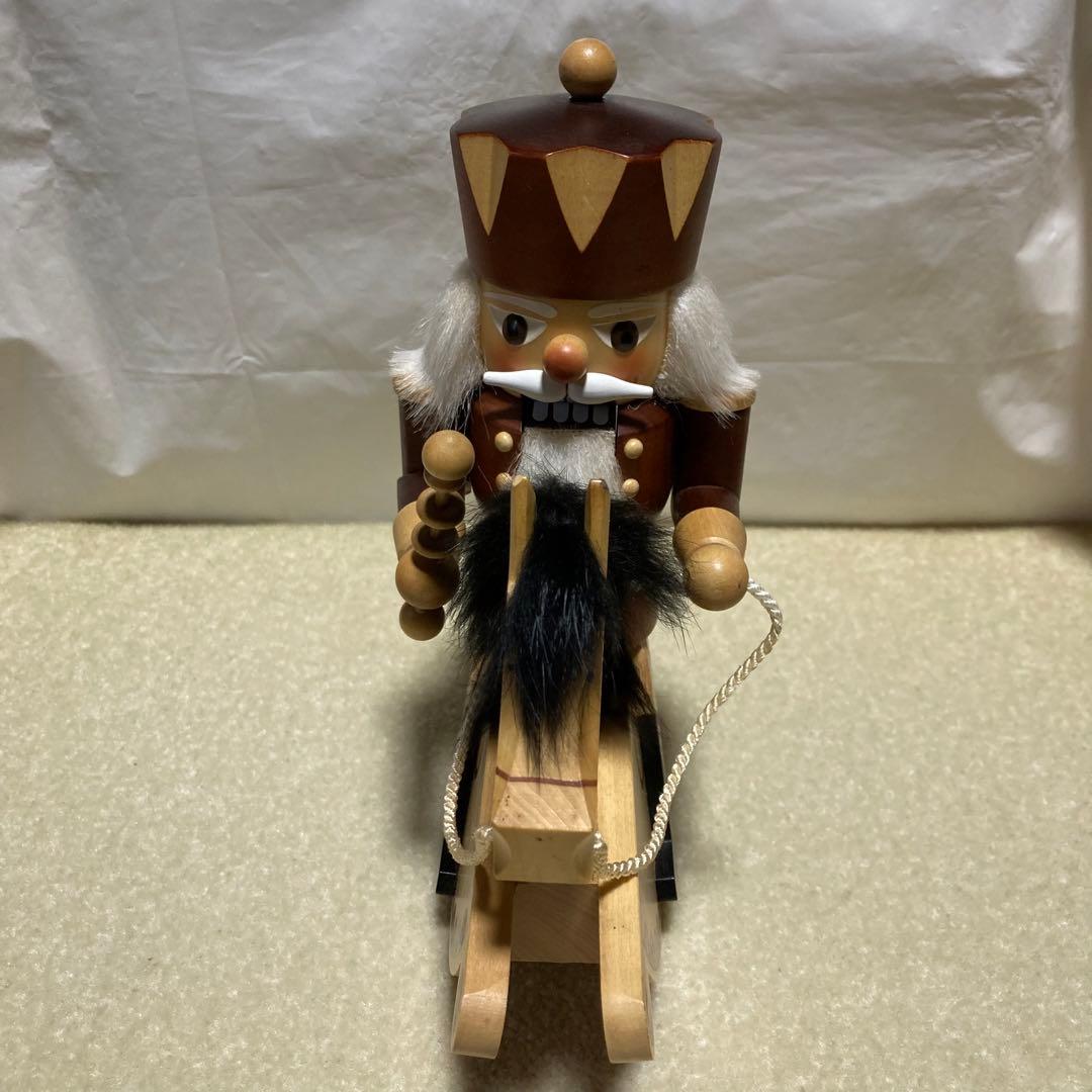 クリスチャン ウルブリヒト くるみ割り人形 馬に乗る王様 ドイツ製