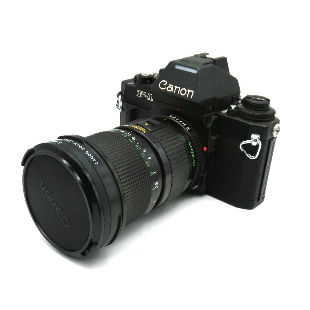 B　CANON　F-1　一眼レフカメラ　レンズ35mm-105mm f3.5 EF35-105mm F3.5-4.5 - キヤノンカメラミュージアム