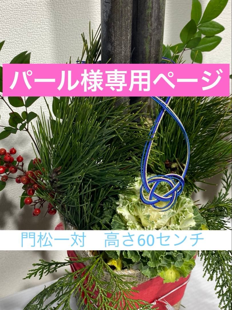 門松一対60センチ パールページ 楽天市場】【スーパーSALE限定50%オフ】【楽天1位】 【送料無料】秀〆
