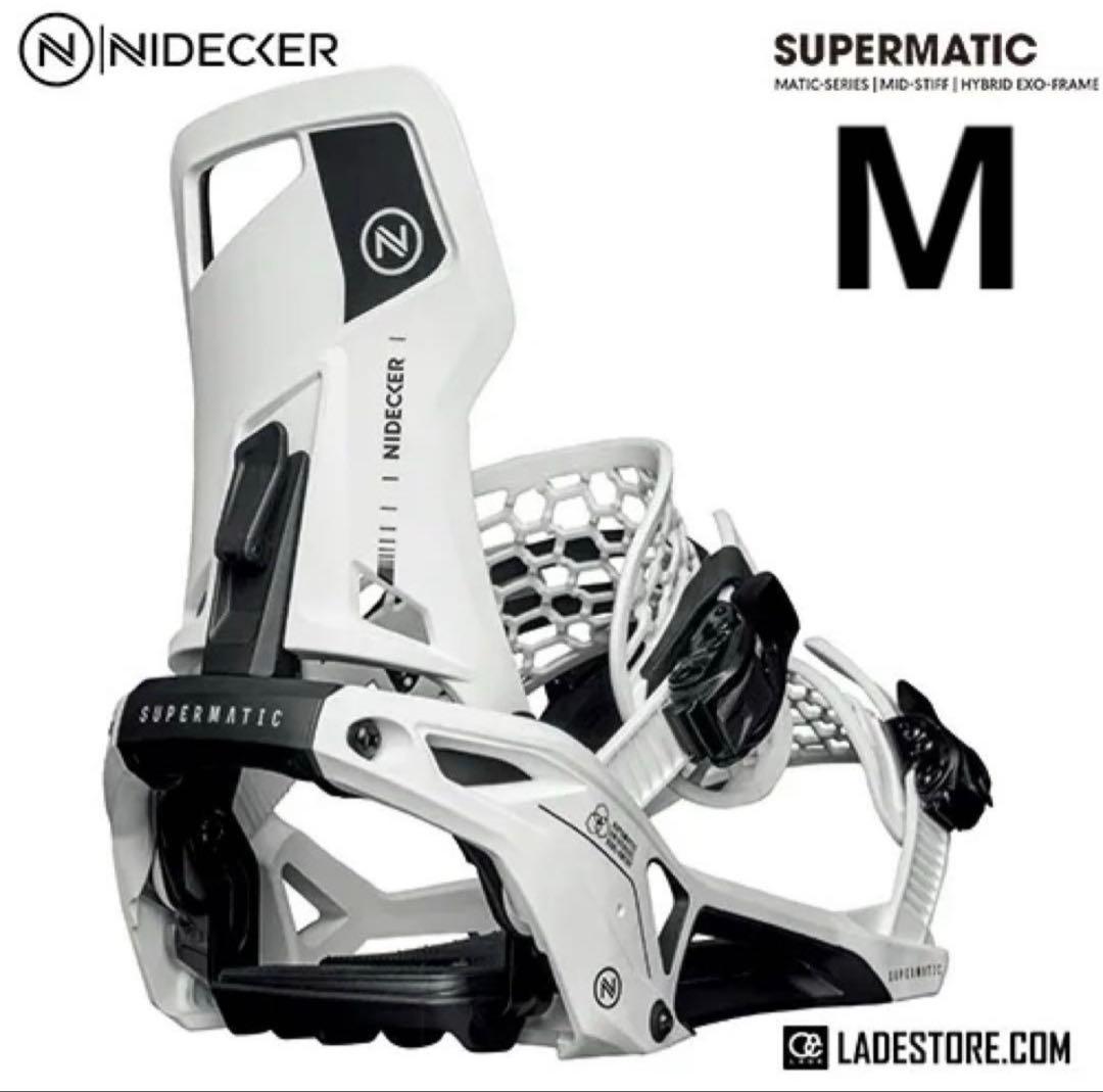 NIDECKER SUPERMATIC 箱付き Mサイズ　24-245モデル 24-25モデル. NIDECKER .『 SUPERMATIC 』. Cyan . ナイデッカー