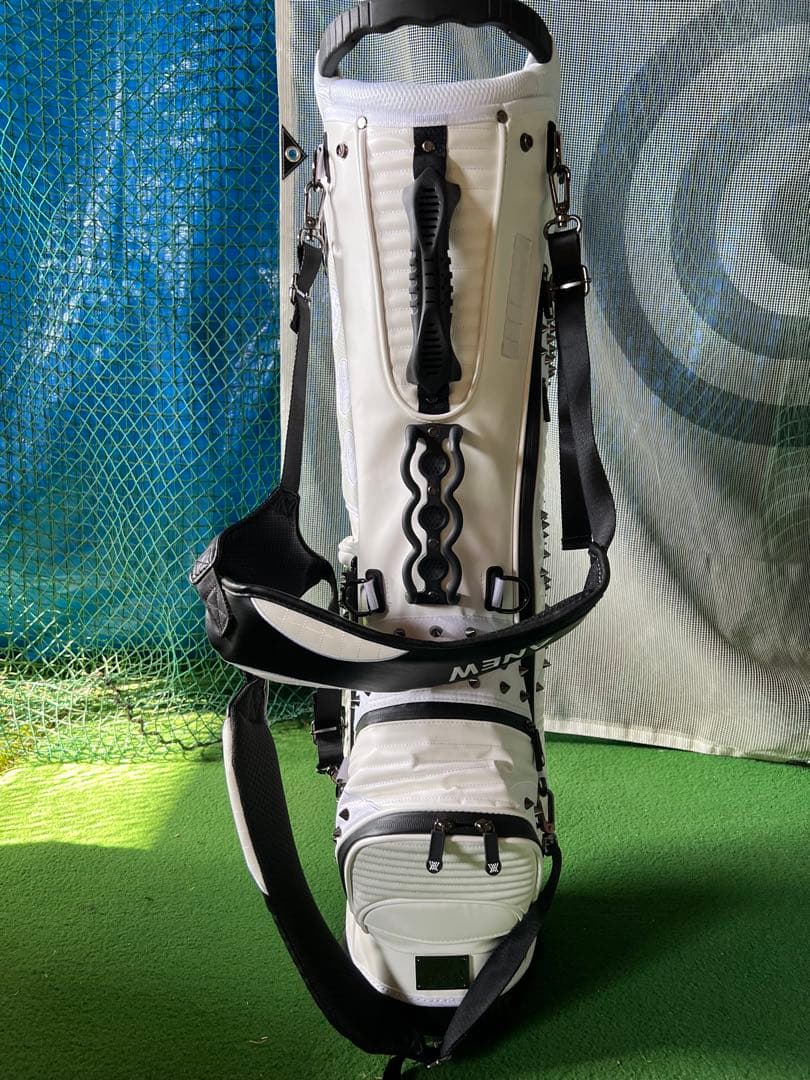 Vessel スタンドゴルフバッグ ホワイト・ネイビー ベゼル ゴルフ スタンド キャディバッグ プロ スタンドバッグ Player